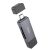 Kártyaolvasó SD / TF Hoco USB A / USB C 3.0 fémszürke