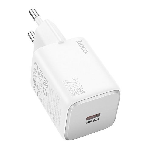 Telefon töltő Hoco USB C QC PD 20W N40 fehér
