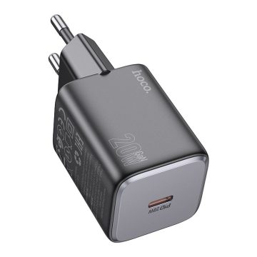 Telefon töltő Hoco USB C QC PD 20W N40 fekete