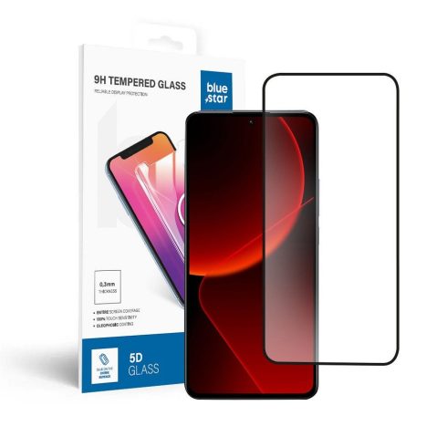 Edzett üveg Xiaomi 13T PRO Blue Star 5D fekete