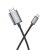 USB C kábel HDMI Hoco 4K 30Hz 2 m UA27 fémszürke