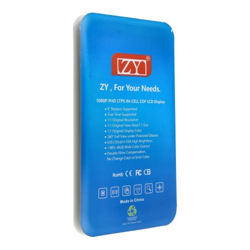 LCD képernyő iPhone 14 Plus digitalizáló fekete (ZY-LTPS) IC átvihető