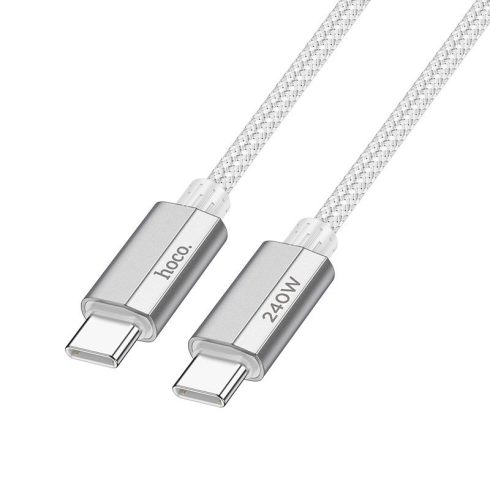 USB C kábel USB C Hoco QC3.0 PD 5A 240W 1,8 m U134 szürke