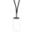   SWING (8mm) Telefon zsinór, Telefon medál állítható hosszúsággal / zsinór hossza 165 cm (max. 82,5 cm hurokban) / vállon vagy nyakon - fekete