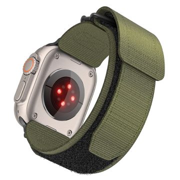   Strap to Apple Watch Forcell F-Design FA05 nylon hook-and-loop 42 / 44 / 45 / 49 mm green