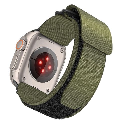 Strap to Apple Watch Forcell F-Design FA05 nylon hook-and-loop 42 / 44 / 45 / 49 mm green