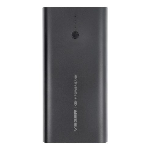 VEGER powerbank 10 000 mAh PD QC3.0 20W ACE100 (W1146) fekete