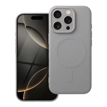   SILICONE MAG COVER case compatible with MagSafe for IPHONE 16 Pro titanium