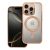 Case for iPhone 16 PRO Electro Mag Cover compatible with MagSafe gold