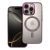 Case for iPhone 16 PRO Electro Mag Cover compatible with MagSafe purple