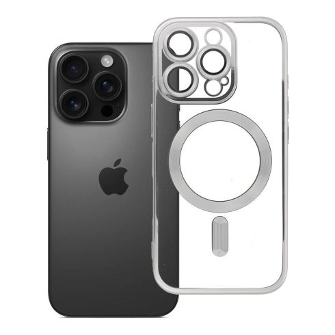 Case for iPhone 16 PRO Electro Mag Cover compatible with MagSafe titanium