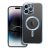 Case for iPhone 16 PRO Electro Mag Cover compatible with MagSafe titanium blue