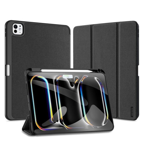 DUX DUCIS DOMO tok összecsukható ceruzatartóval iPad Pro 11 (2024) fekete
