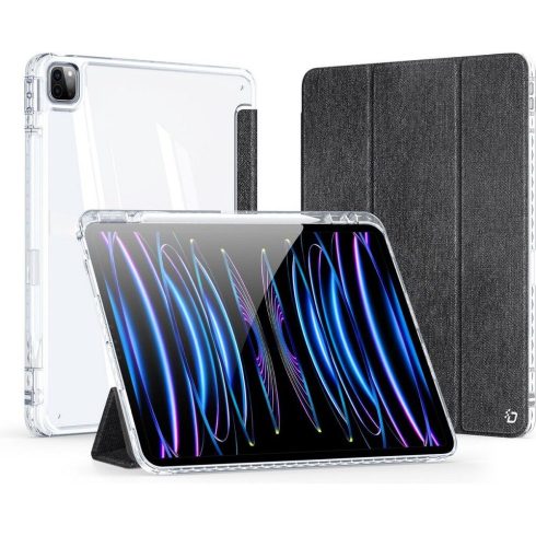 DUX DUCIS UNID tok összecsukható ceruzatartóval iPad Pro 13 (2024) fekete