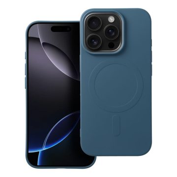   Case for IPHONE 16 Pro SILICONE MAG COVER (big hole) compatible with MagSafe blue