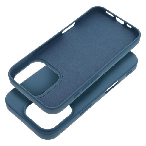 Case for IPHONE 16 Pro SILICONE MAG COVER (big hole) compatible with MagSafe blue