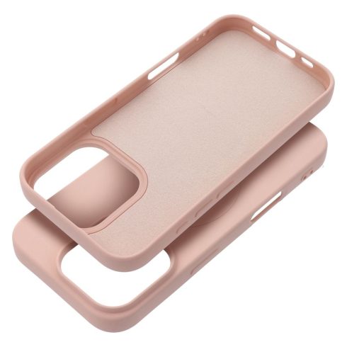 Case for IPHONE 16 Pro SILICONE MAG COVER (big hole) compatible with MagSafe pink
