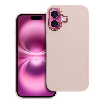 Case for iPhone 16 Frame powder pink