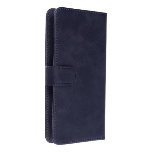 Univerzális könyves tok COMMON M méret SAMSUNG S21-hez / NOTE / NOTE 2 / NOTE 3 / S10 / HUAWEI P30 Lite / P9 / P9 Lite / SONY XPERIA Z3 / Z4 / Z5 sötétkék