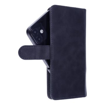   Univerzális könyves tok COMMON XL méretű - SAMSUNG A12 / A13 4G / A34 5G / A02s / XIAOMI Redmi 12 4G / 12C / NOTE 12 4G / 12 PRO 5G OPPO A53s / A72 / A92 sötétkék
