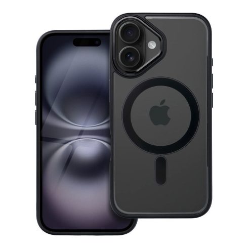 COLOR EDGE MAG COVER tok kompatibilis az IPHONE 16 fekete MagSafe-vel