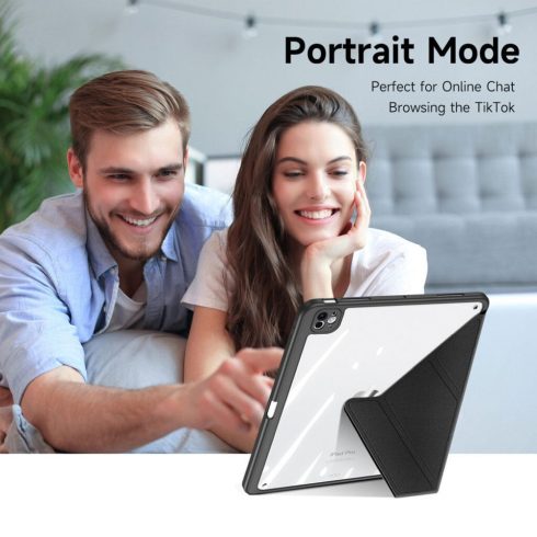 DUX DUCIS MAGI tok ceruzatartóval iPad Pro 13 (2024) fekete