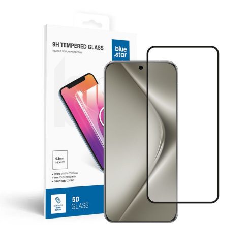 Edzett üveg Huawei Pura 70 ULTRA Blue Star 5D czarne készülékhez