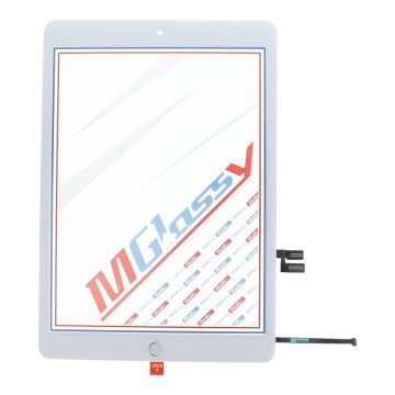   MUSTTBY Érintőképernyő + hátoldali matrica + Home iPad 7-hez (fehér)