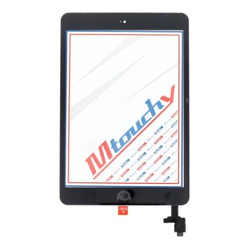   MUSTTBY Érintőképernyő + hátoldali matrica + Home iPad Mini2-hez (fekete)