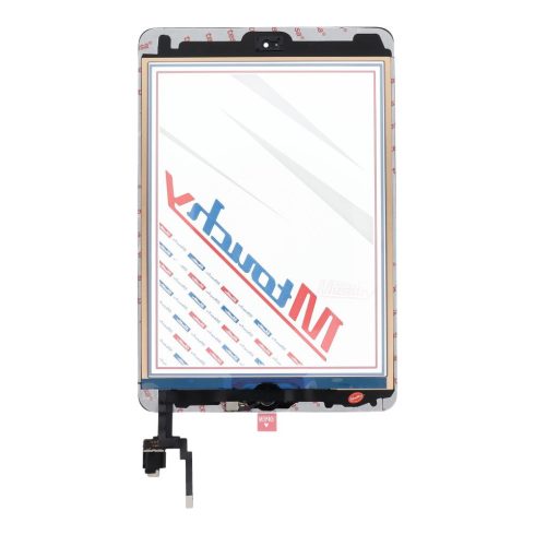 MUSTTBY Érintőképernyő + hátoldali matrica + Home iPad Mini 3-hoz (fekete)