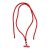 SWING (8mm) Telefon zsinór, Telefon medál állítható hosszúsággal / zsinór hossza 165cm (max. 82,5cm hurokban) / vállon vagy nyakon - piros
