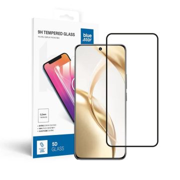 Edzett üveg Honor 200 Blue Star 5D fekete színben
