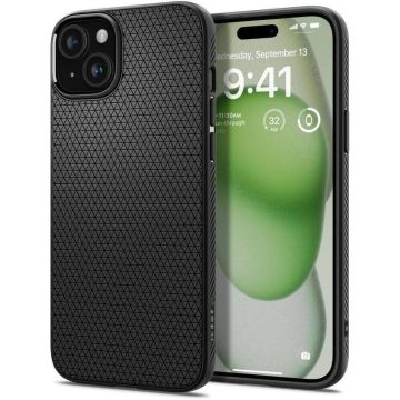 SPIGEN tok LIQUID AIR IPHONE 16 Plus-hoz matt fekete