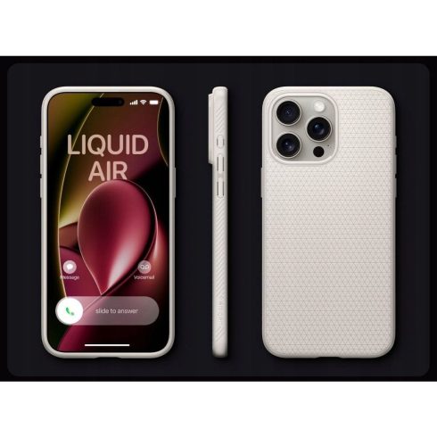 SPIGEN tok LIQUID AIR IPHONE 16 Pro matt fekete