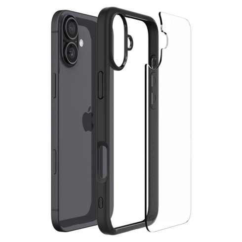 SPIGEN tok ULTRA HYBRID IPHONE 16-hoz matt fekete