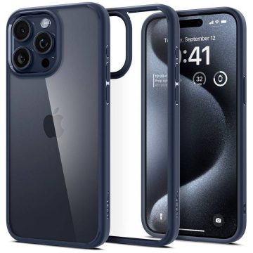 SPIGEN tok ULTRA HYBRID IPHONE 16 Pro Max-hoz sötétkék