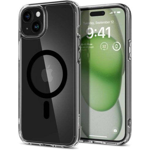 SPIGEN tok ULTRA HYBRID MAG kompatibilis MagSafe IPHONE 16 fekete