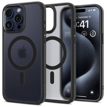   SPIGEN case ULTRA HYBRID MAG compatible with MagSafe for IPHONE 16 Pro frost black