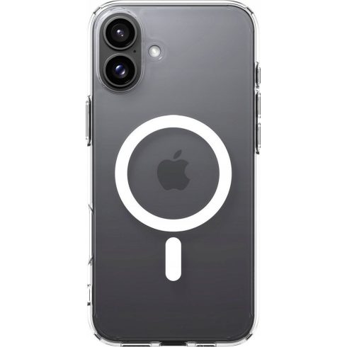 SPIGEN case ULTRA HYBRID MAG compatible with MagSafe for IPHONE 16 white