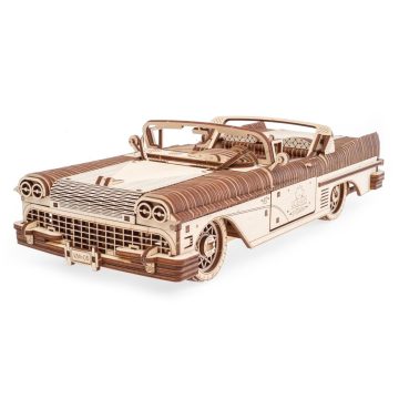   Ugears játék - 3D fa mechanikus kirakós VM-05 Autó (50's convertible)