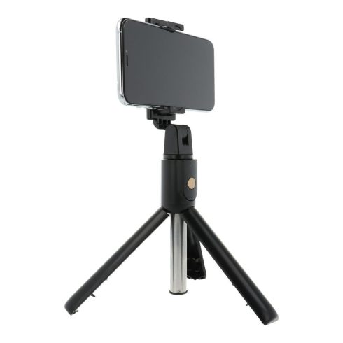 Stabil Jó Szelfi Bot Szelfibot és Tripod K07 Távirányítós Telefon Kamera állvány fekete