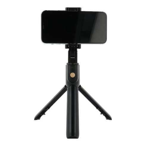 Stabil Jó Szelfi Bot Szelfibot és Tripod K07 Távirányítós Telefon Kamera állvány fekete