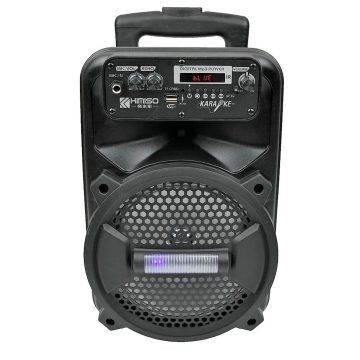   TTDS-882 Bluetooth Hordozható Hangfal Torony Beépített Mikrofonnal Kihúzható Fogóval  Görgőkkel