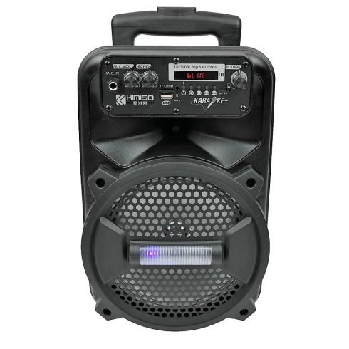 TTDS-882 Bluetooth Hordozható Hangfal Torony Beépített Mikrofonnal Kihúzható Fogóval  Görgőkkel