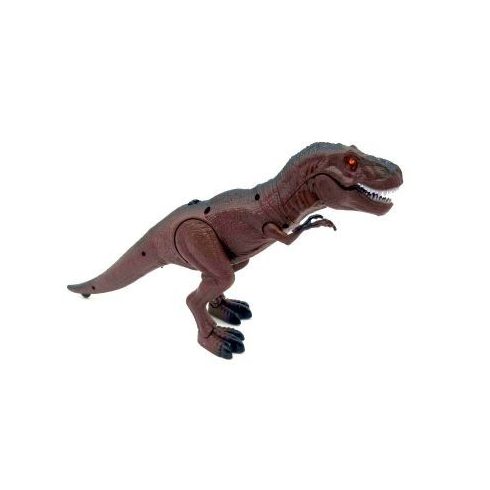 25 Cm Doyusha Élethű Távirányítós Járó Dinoszaurusz infravörös T-REX elektromos Dínó Akkus Ordít Fénnyel és Hanggal