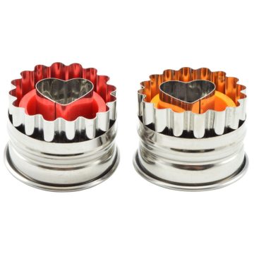 RCK Linzerkiszúró rugós szív közepű 10305