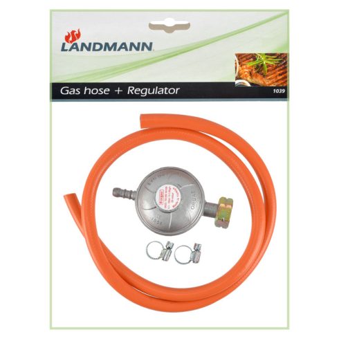 Landmann Nyomáscsökkentő+tömlő (30mbar) 1039-L