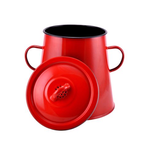 RCK Zománcozott zsírosbödön 5 literes piros II. oszt. 10427