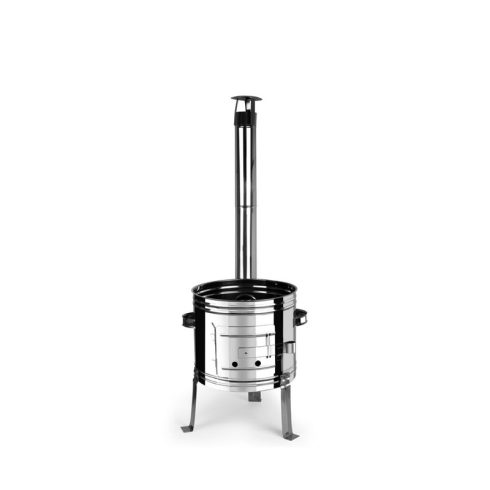 RCK Inox parti üstház 36cm +kémény+könyök+kalap 10447