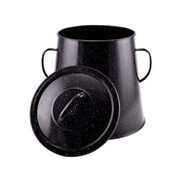   RCK Zománcozott zsírosbödön 10 literes fekete II. oszt. 10456